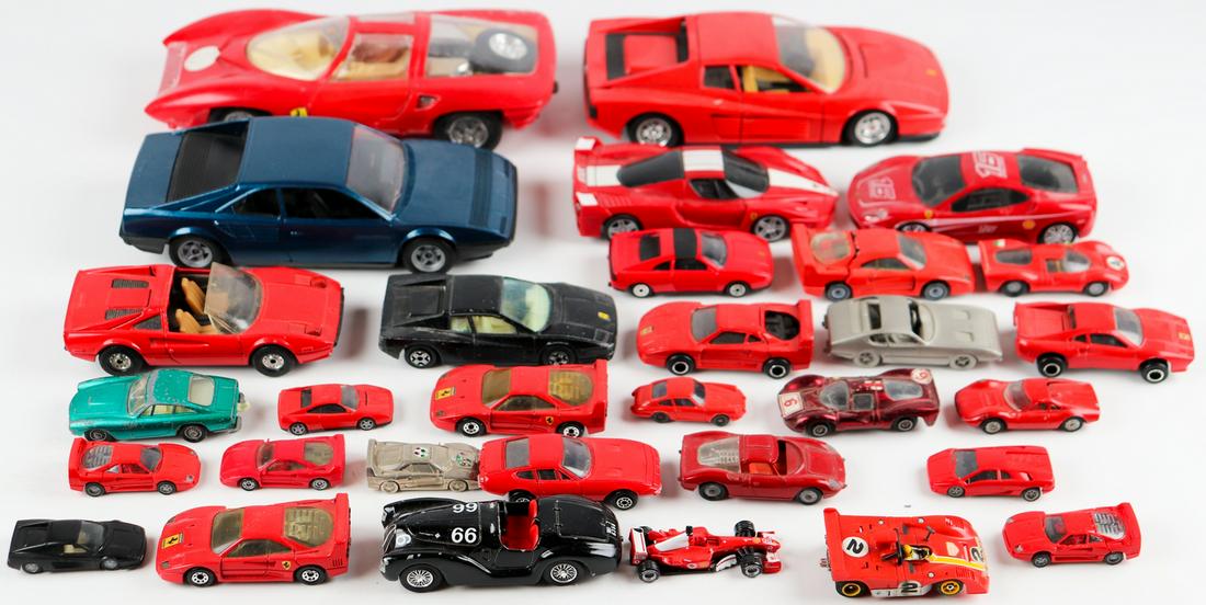 Ferrari 31 x model car in M. 1:87 to 1:24 (1 of 1)