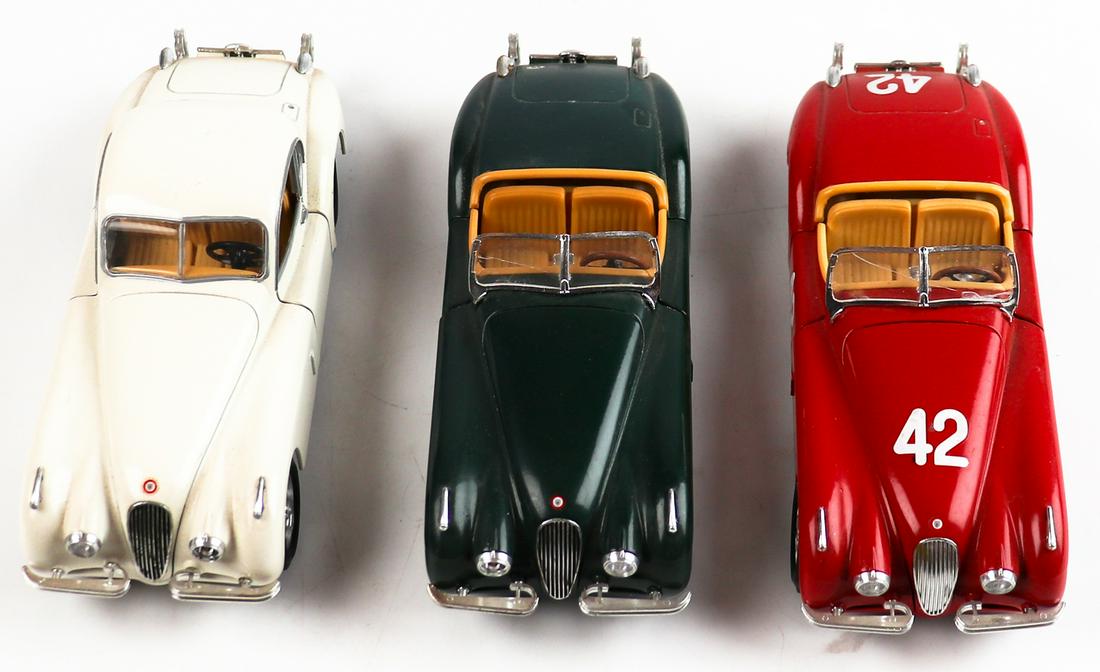 Jaguar 3 x model car XK 120 (1 of 1)