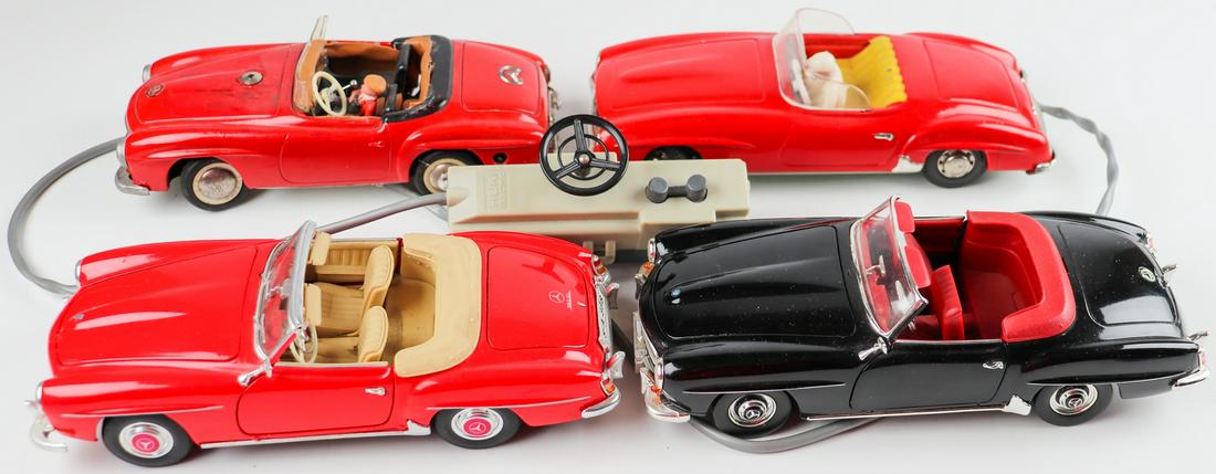 Mercedes-Benz 4 x model car 190 SL (1 of 1)