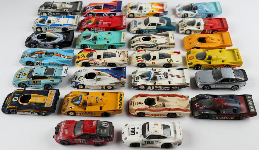 Porsche 27 x model car racing cars (1 of 1)