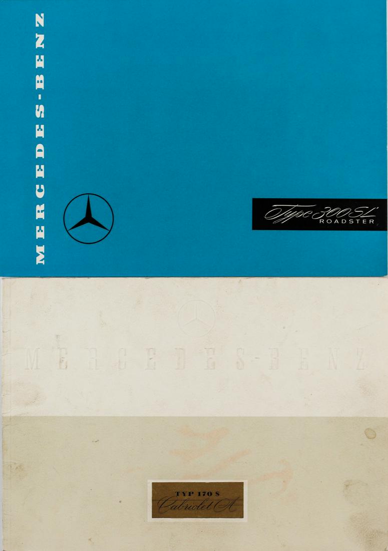 Mercedes-Benz 2 x sales brochure from the 50s (1 of 1)