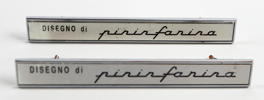 Ferrari 2 x logo 'Disegno di Pininfarina' for type 275 GTB2 (1 of 1)