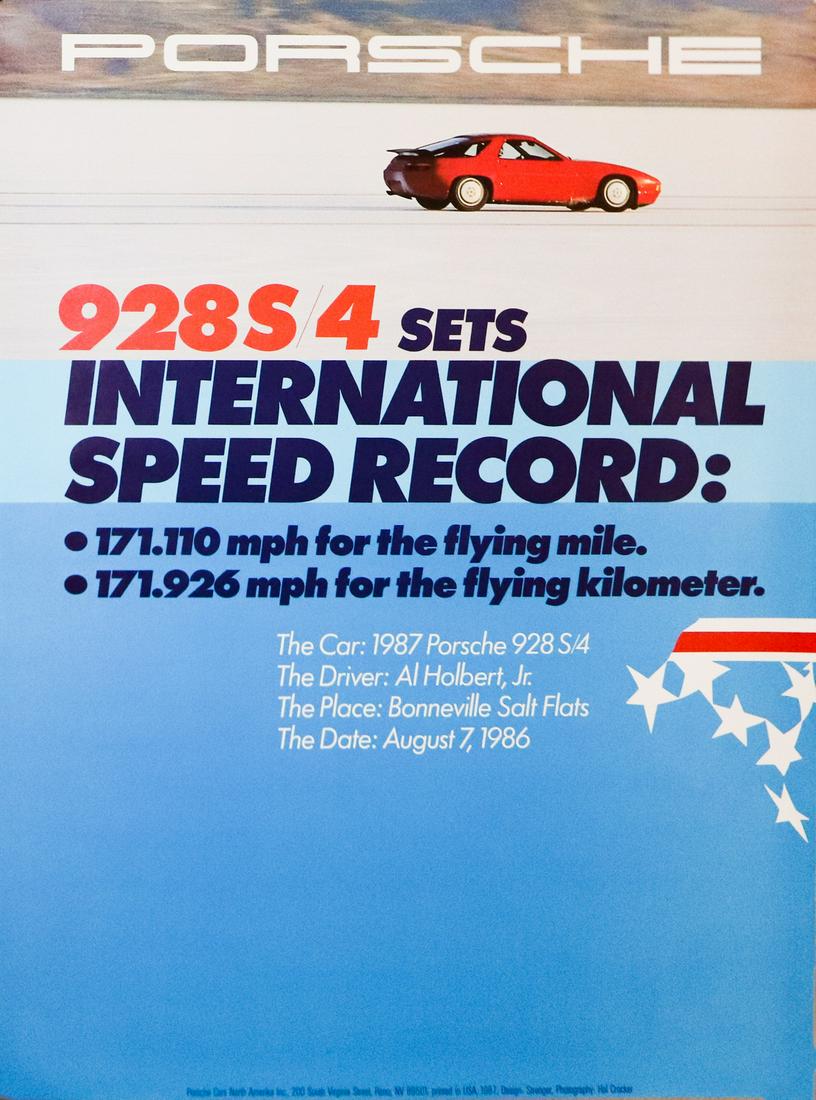 Porsche 5x Poster from the 80s (1 of 5)