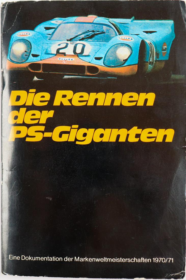 Porsche Folder Gulf 'Die Rennen der PS - Giganten' from 197 (1 of 2)