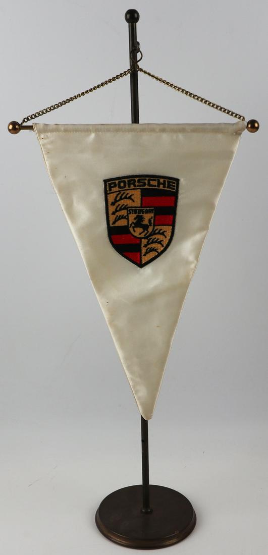 Porsche Table pennant 'Porsche - Wappen' from the 60s (1 of 1)