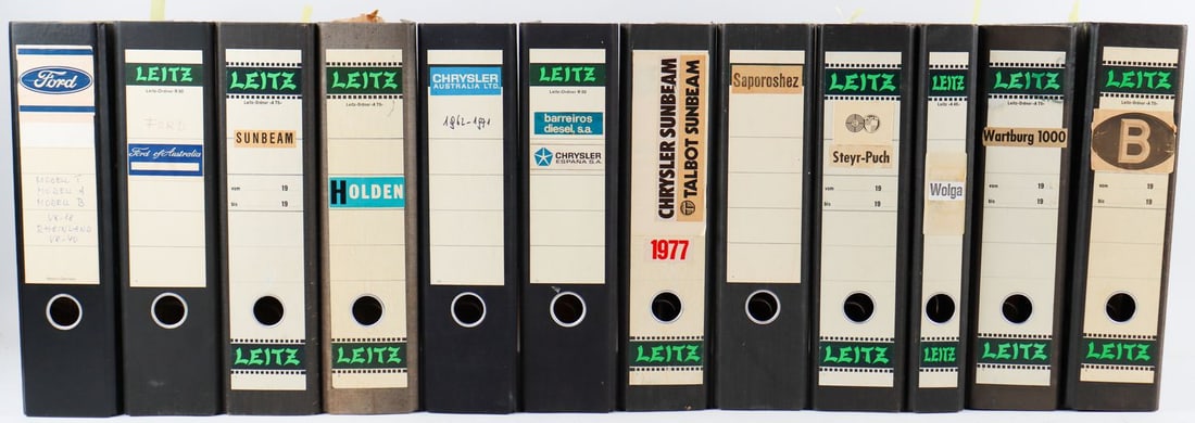 Automobilia Werner Oswald Archive Journalist and Book Autho (1 of 10)