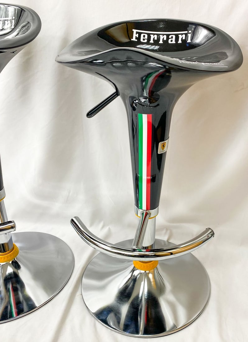 Ferrari 2 bar stools black Ferrari Modena Italy Special ver (1 of 4)