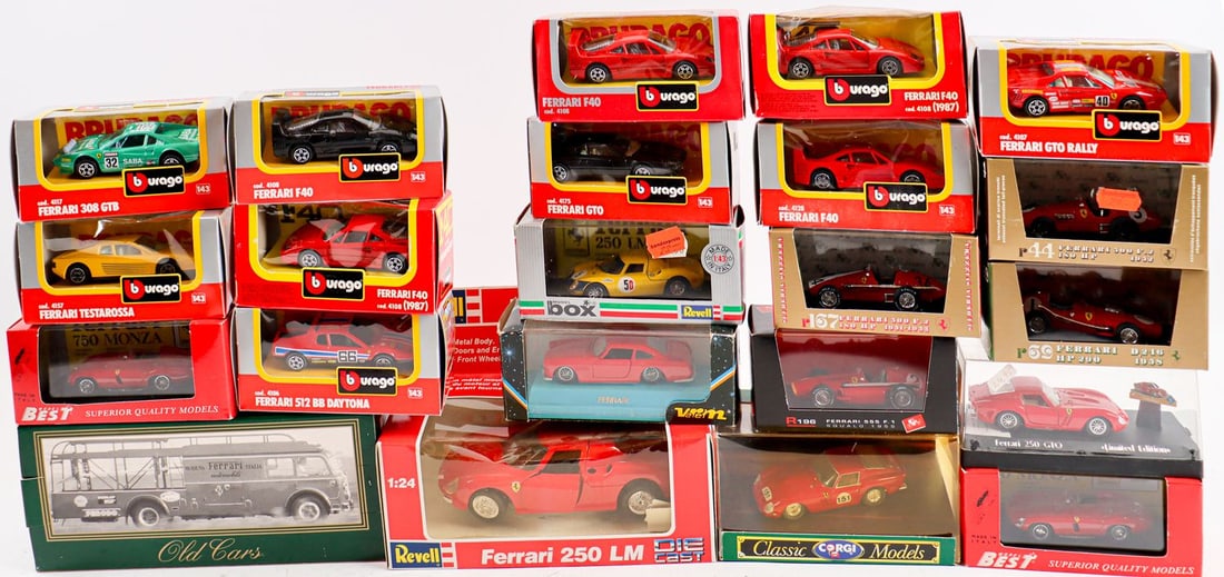 Ferrari 22-parts model cars (1 of 1)