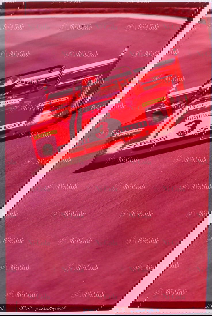 Ferrari Original color negative 1.000 kilometers Zeltweg 19: Helmut Marko in 312PB s/n 0896, 15 x 10 cm