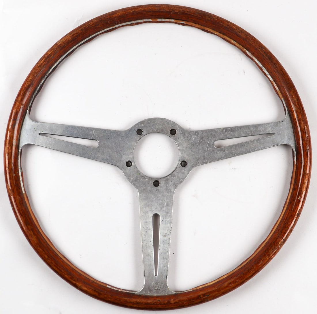 LES LESTON Wooden steering wheel for e.g. Porsche 904 GTS f: D: 38 cm