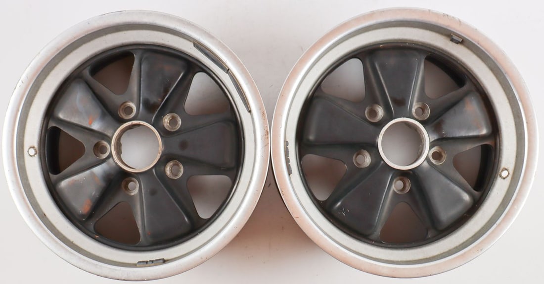 Porsche 2 x Fuchs rims for type 911 RS 2,7 (1 of 4)