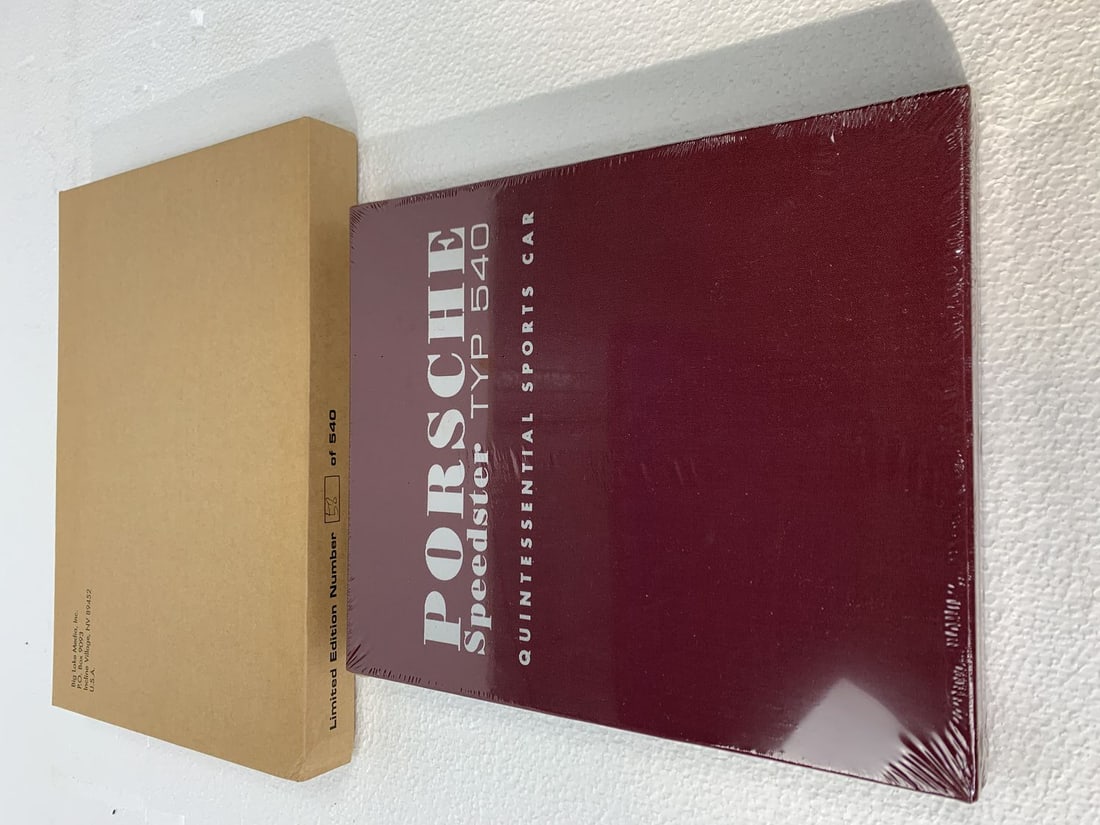 Porsche Limited edition book 'Porsche Speedster Typ 540' (1 of 1)