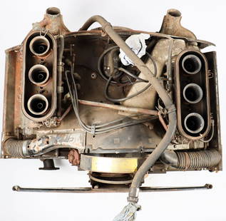 Porsche Engine type 911/07 for 911T 2.2 from 1971 onwards: Engine no.: 6117325, with Zenith 40 TIN - triple carburetors, needs overhauled, fan wheel missing