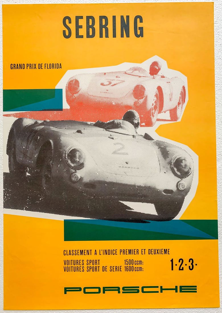Porsche  Poster 'Sebring GP de Florida' (1 of 1)