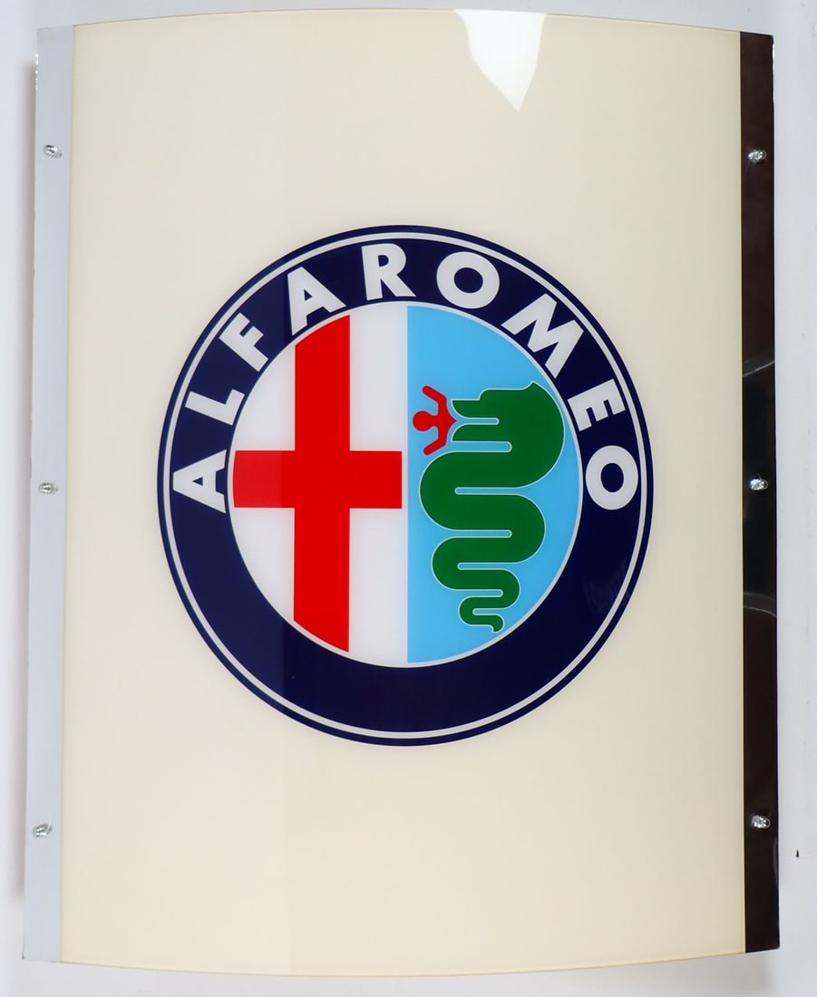 Alfa Romeo Illuminated advertising sign (1 of 3)