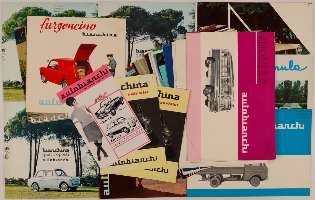 Autobianchi 32-parts brochures from the 60s (1 of 1)