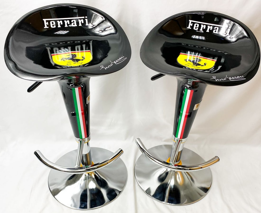 Ferrari 2 bar stools black Ferrari Modena Italy Special ver (1 of 4)