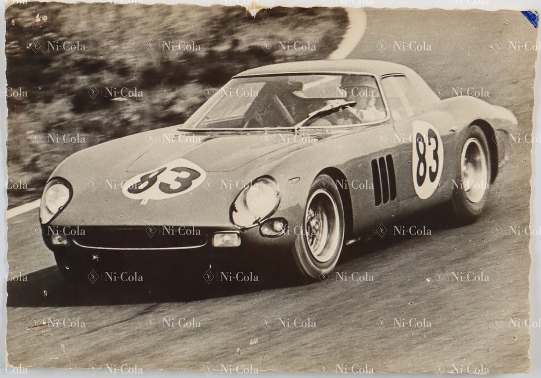 Ferrari Original b/w photo 'Ferrari GTO 1963/64' (1 of 2)