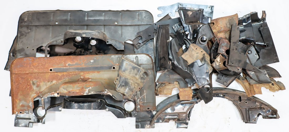 Porsche 56-piece engine compartment paneling for Type 356 (1 of 1)