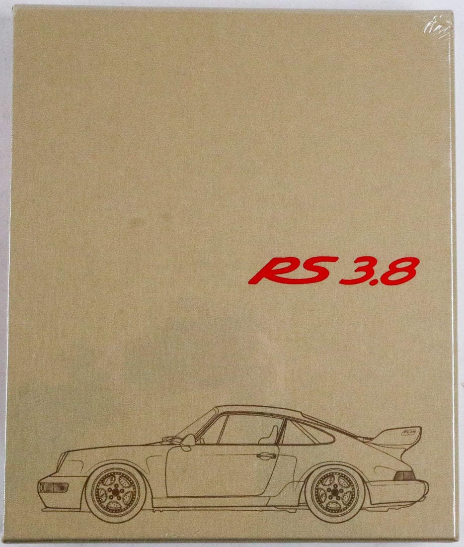 Porsche Limited edition book Porsche 964 Carrera RS 3.8: No. 855, originally wrapped, English, authors Jürgen Barth/Norbert Franz/Robert Weber