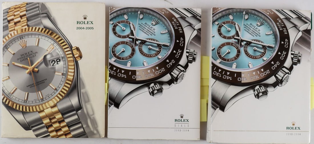 Gentlemens Corner 3 x original Rolex Master dealer catalog (1 of 19)