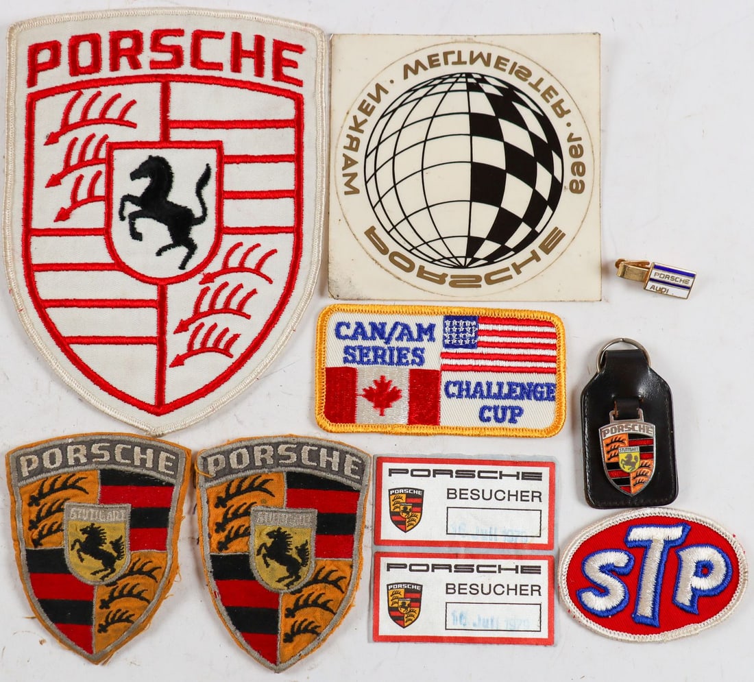 Porsche 9-parts set of racing accessories from the 70s (1 of 1)