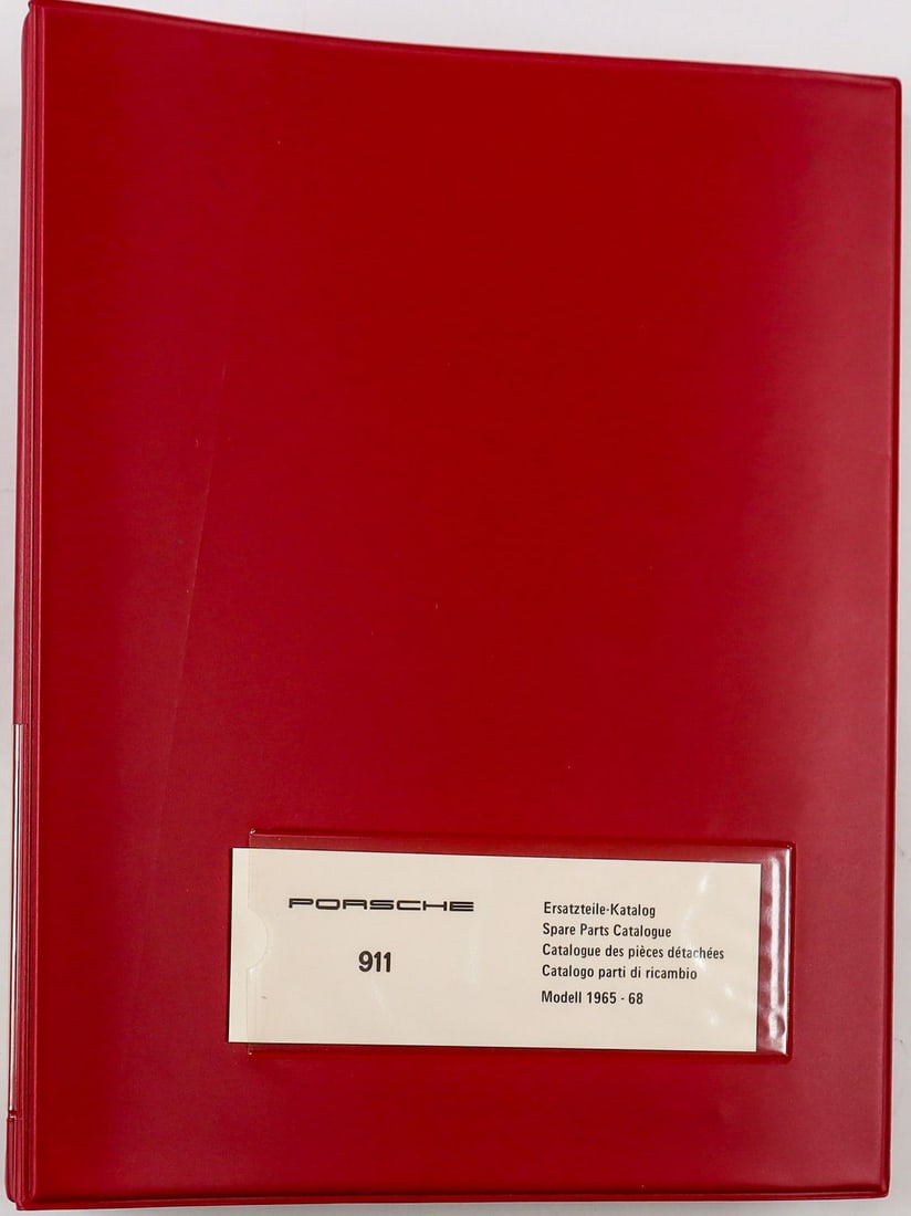 Porsche Spare parts catalog for model year 65-68 (1 of 2)