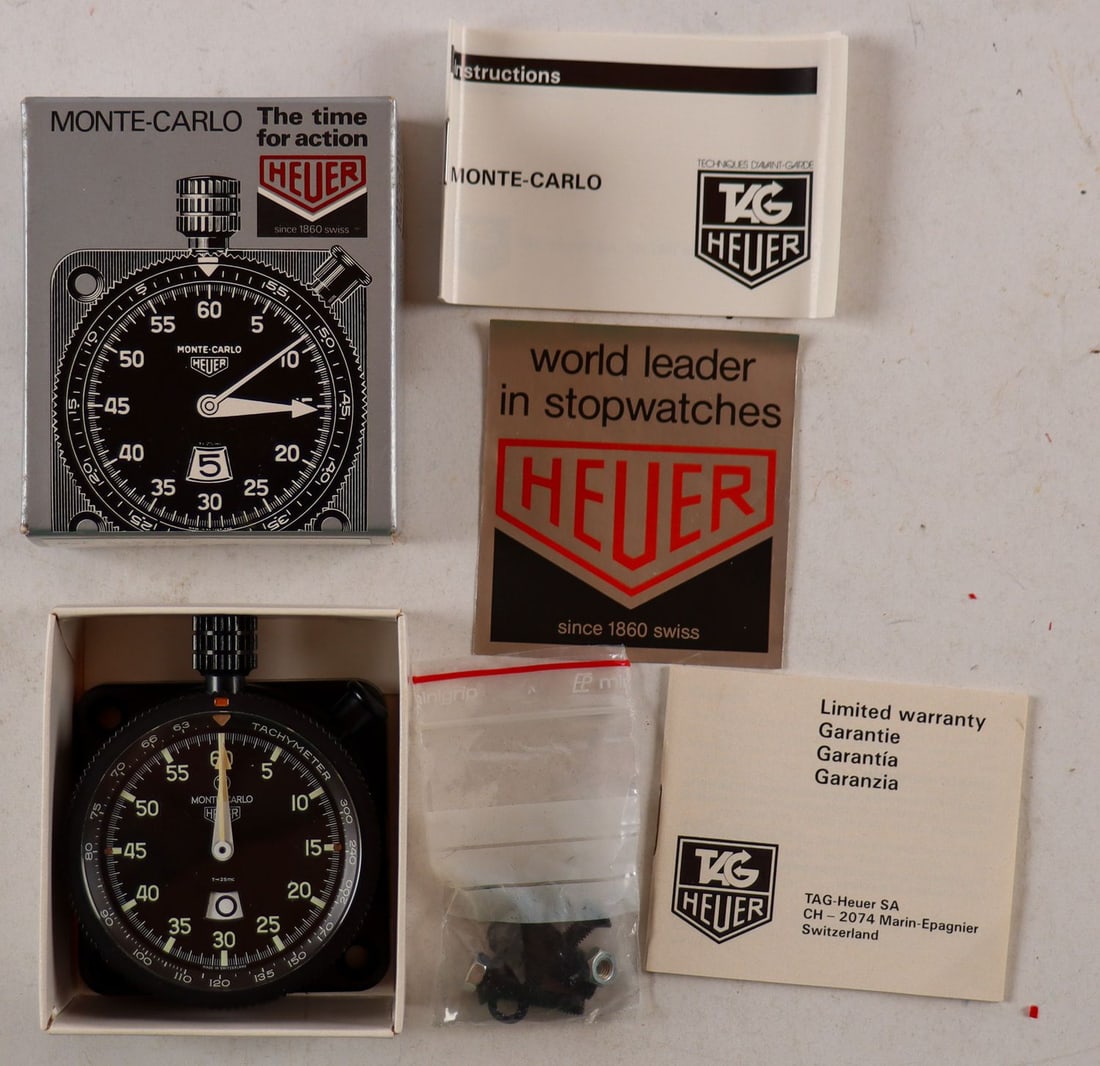Automobilia Stopwatch Heuer Monte-Carlo (1 of 2)