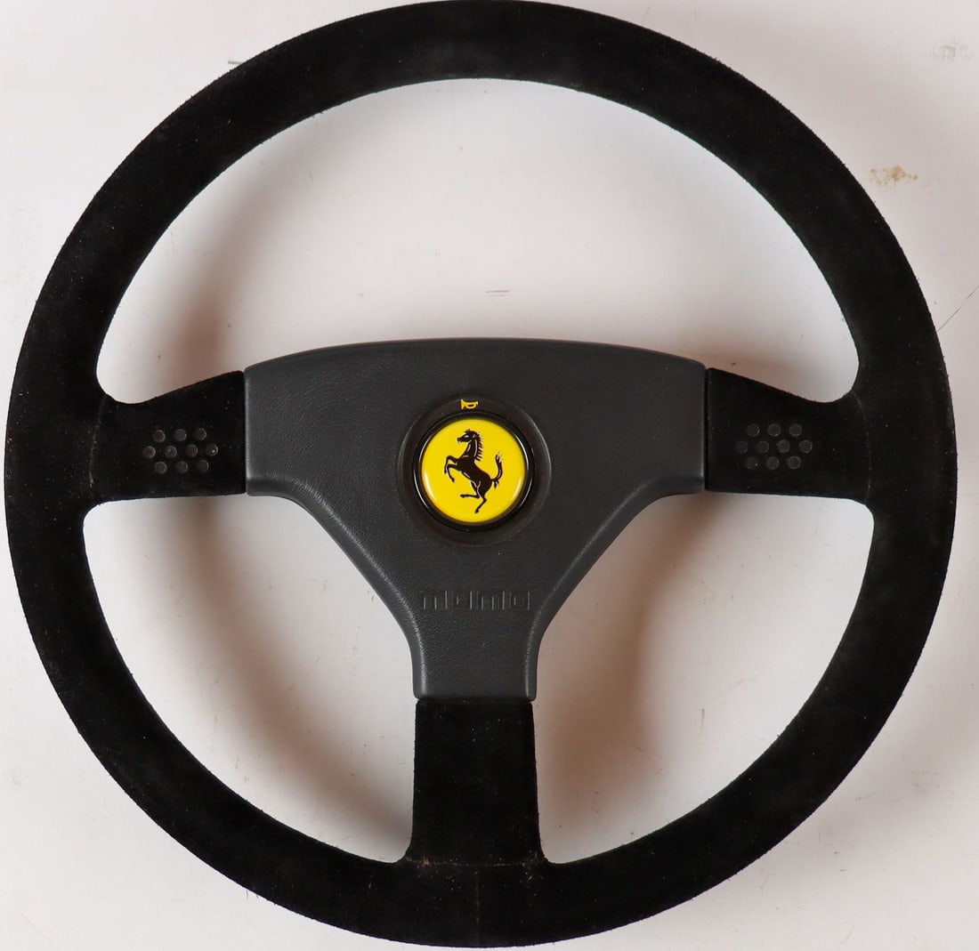 Ferrari Alcantara - Steering wheel Momo NOS for Type 348 Ch (1 of 5)