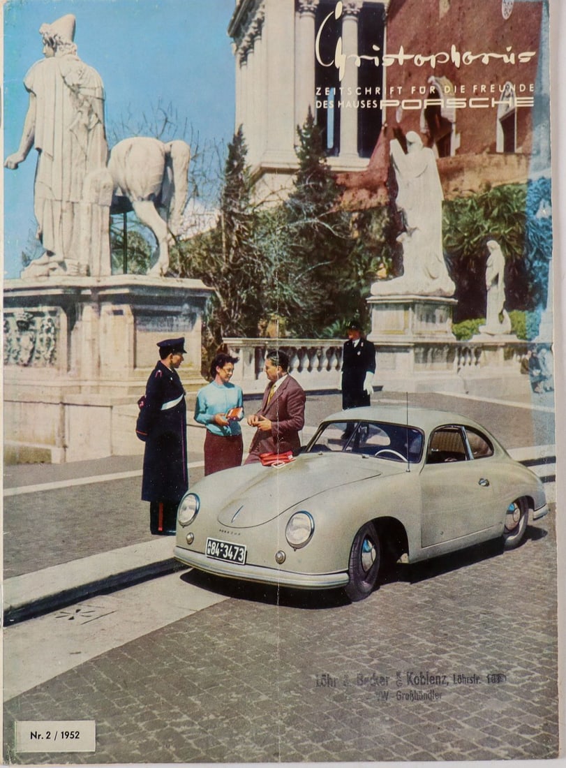 Porsche Company magazine Christophorus Issue 2 from 1952 (1 of 2)