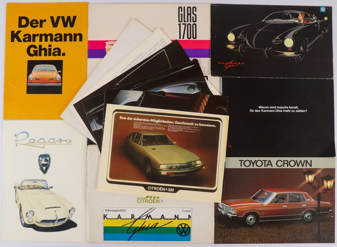Automobilia 11-piece 1950s-70s (1 of 1)