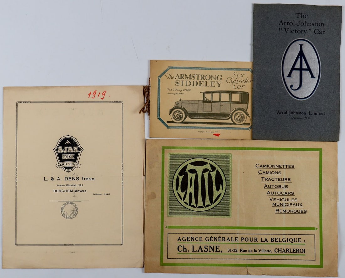 Automobilia 4-part brochures from the 1910s (1 of 1)