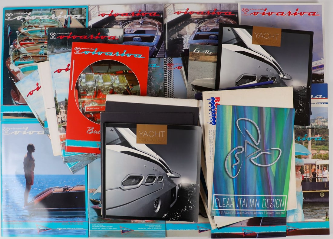Automobilia 87-piece brochures, sales catalogs etc. on the: Italian manufacturers, various languages