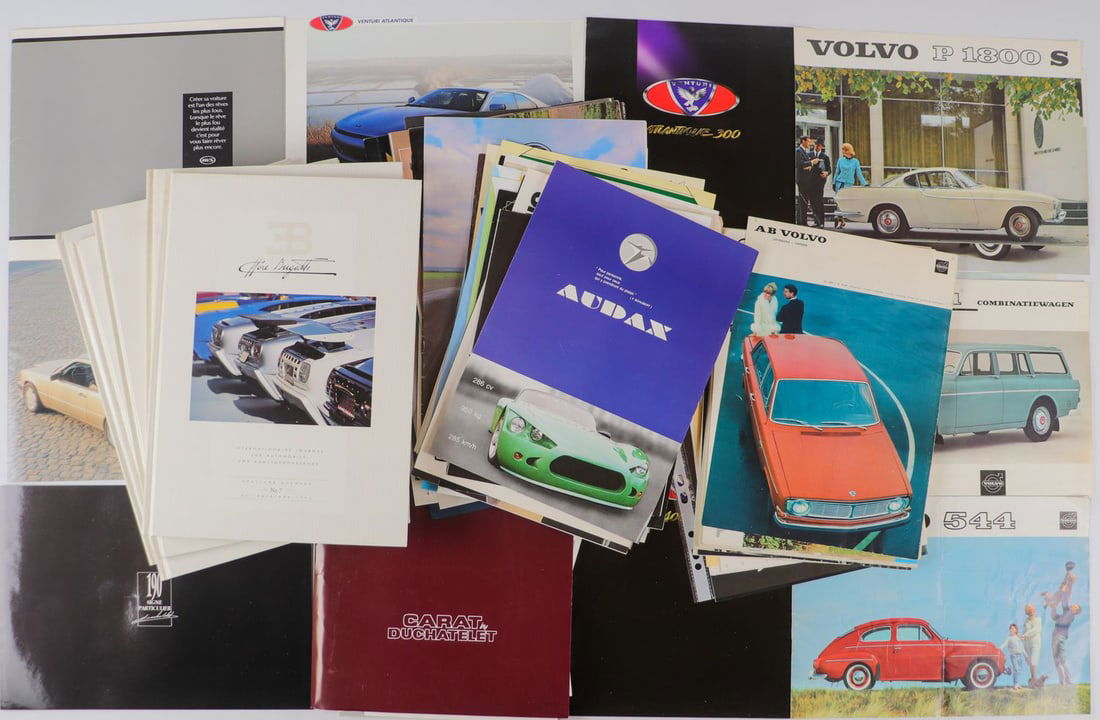 Automobilia 88-piece brochures etc. 1960s-90s (1 of 1)