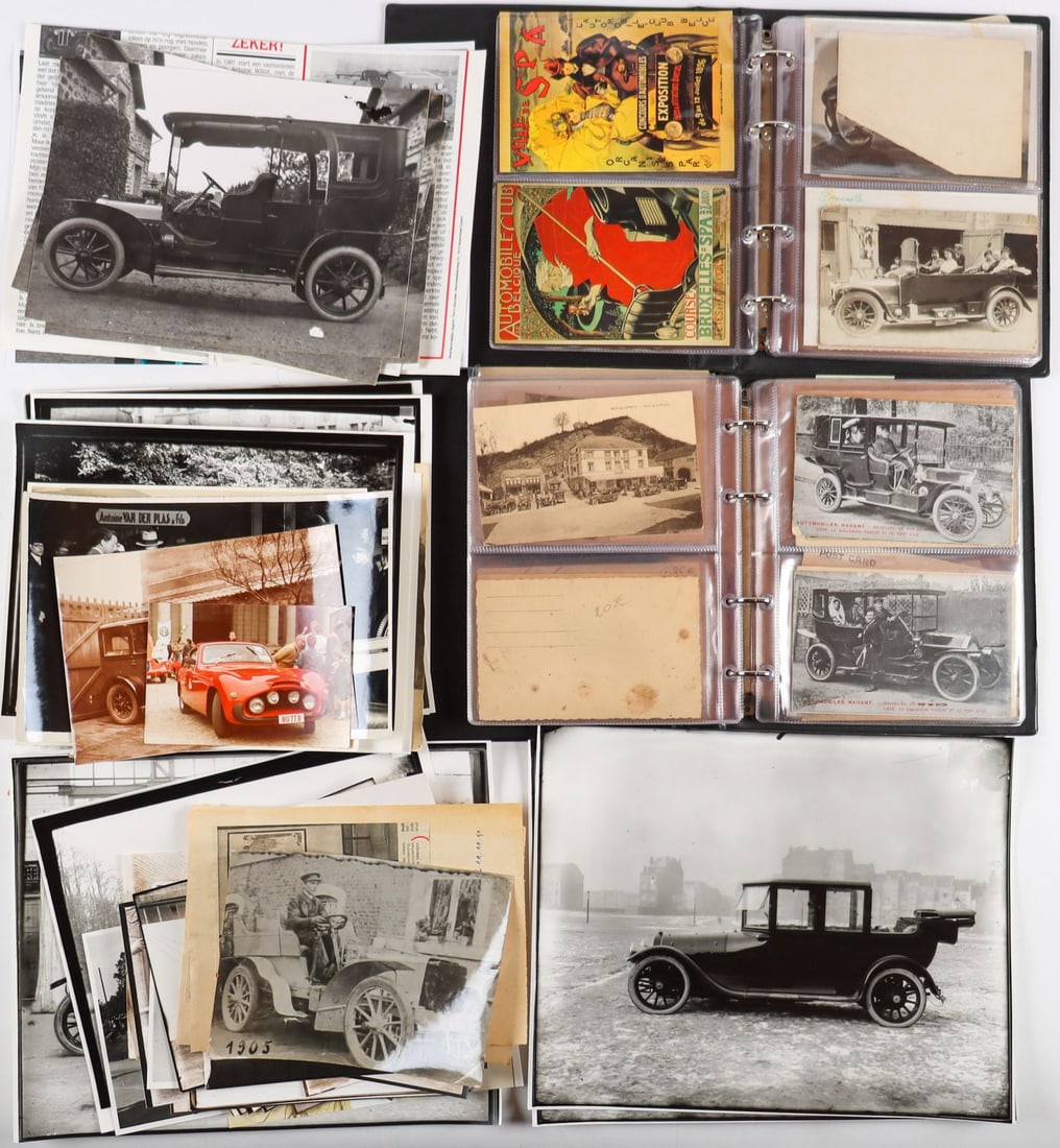 Automobilia Approximately 150 photos, photo postcards with (1 of 3)