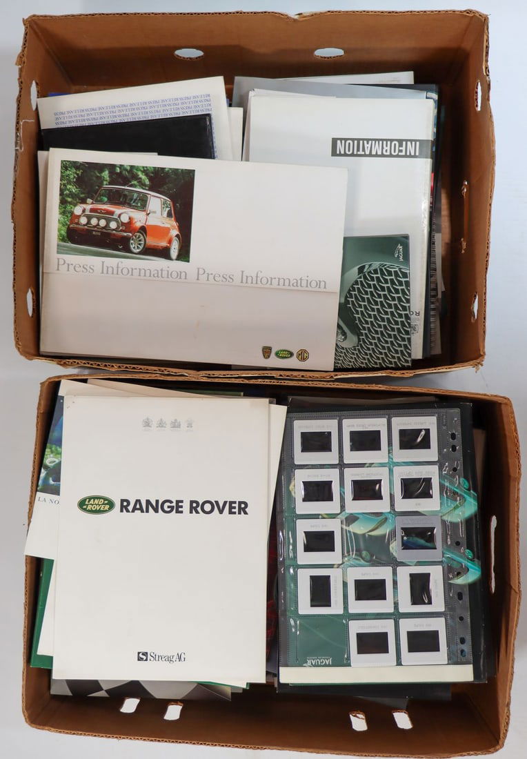 Automobilia Approximately 100-piece press kits and brochure (1 of 1)