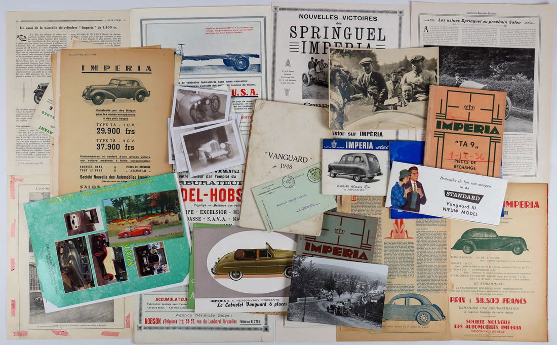 Automobilia ca. 35-piece Imperia collection from the 1910s- (1 of 1)