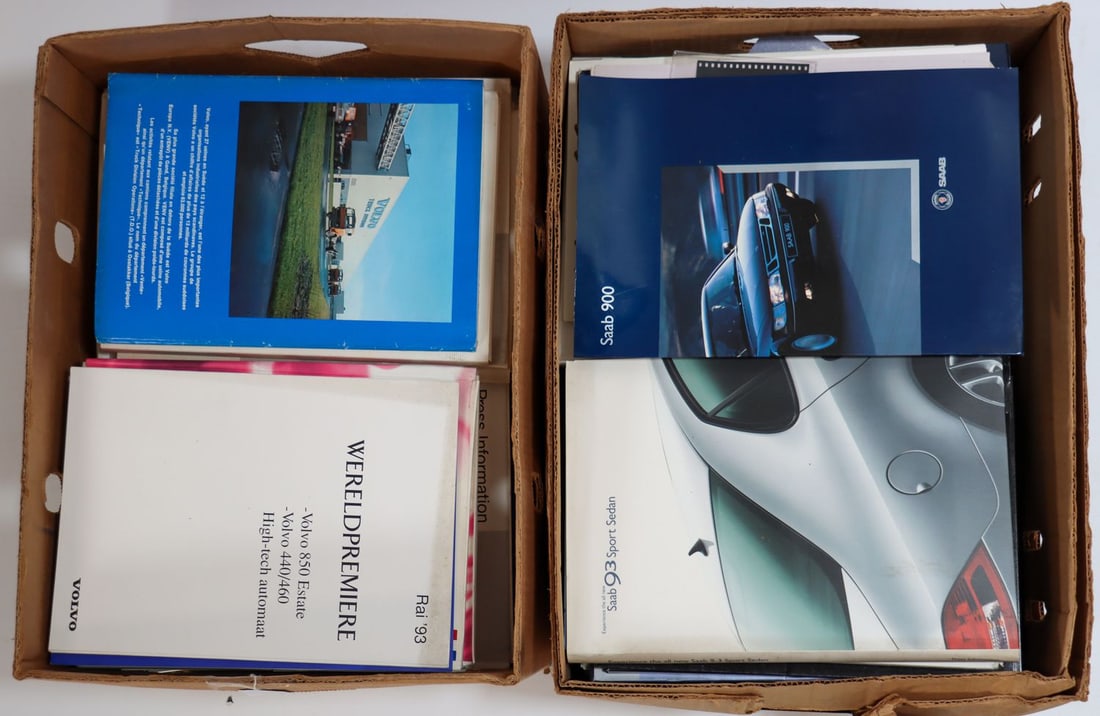Automobilia Approx. 80-piece press kits from the 1980s-2000 (1 of 1)