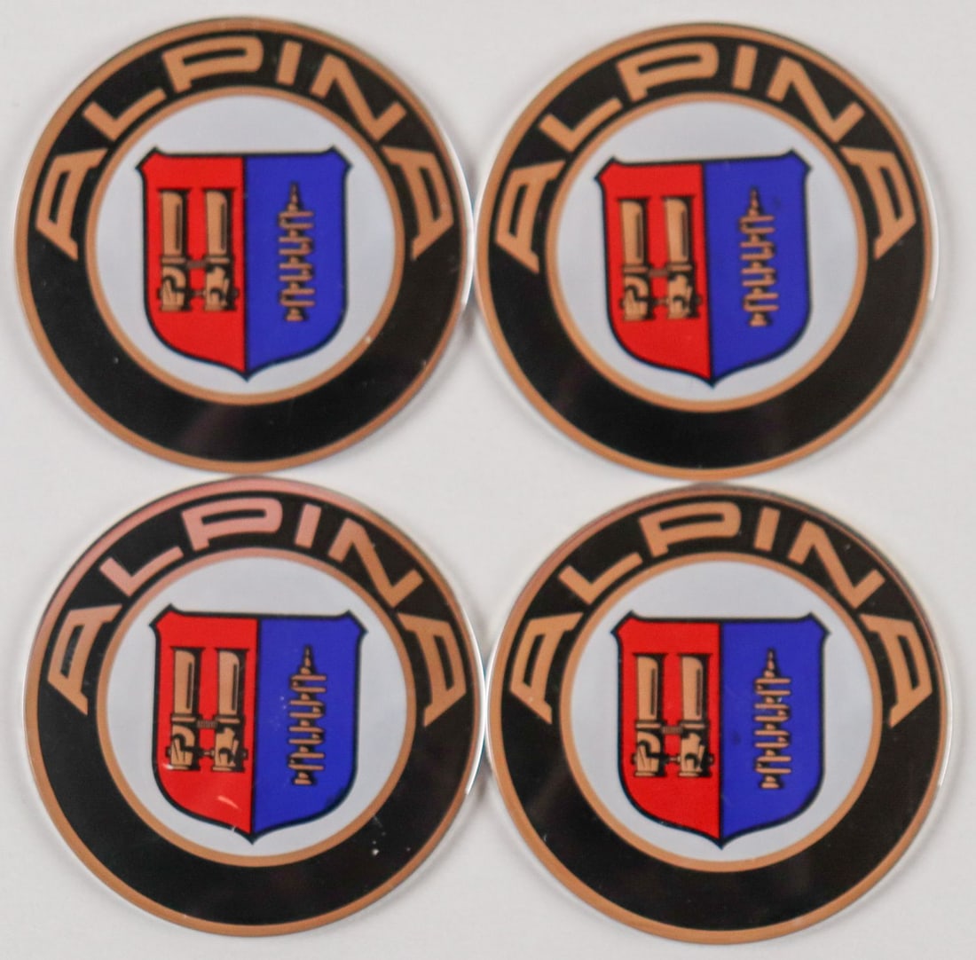 BMW 4-piece Wheel Emblem Type E30 16 Inch Wheel: D: 5 cm