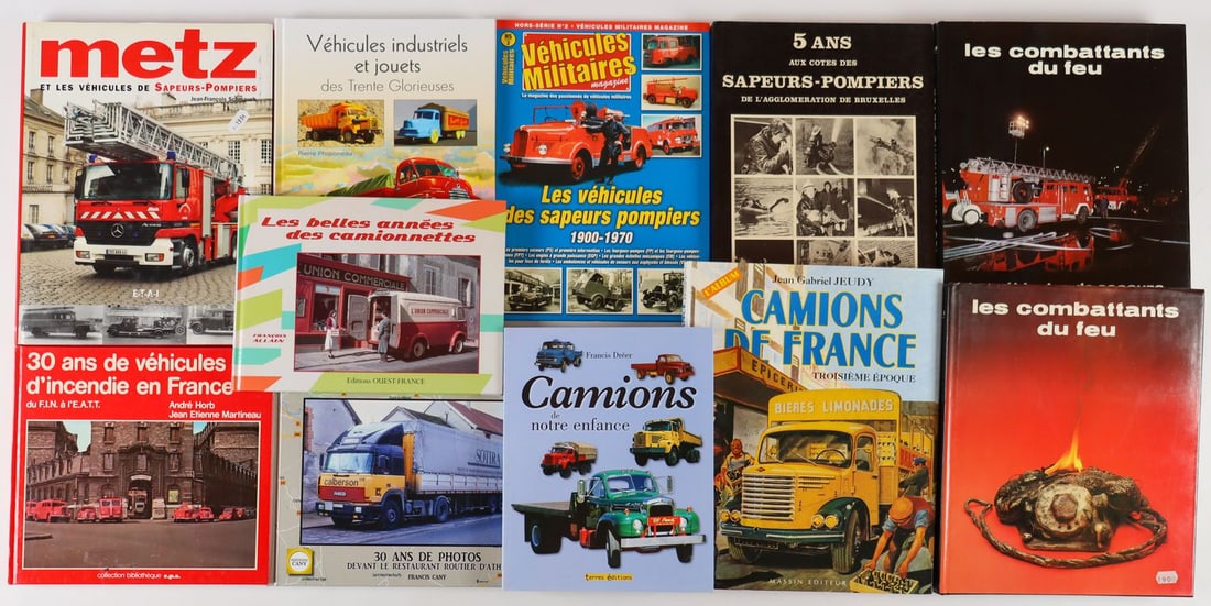 Buch 11-piece set on the theme of trucks from the 1970s-201: French