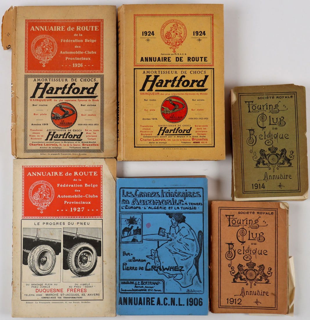 Buch 6-piece French-language books from the 1910s/1920s (1 of 2)