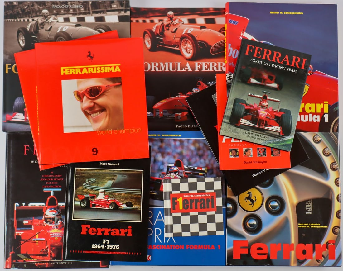 Ferrari 13 parts books about Formula 1 (1 of 1)