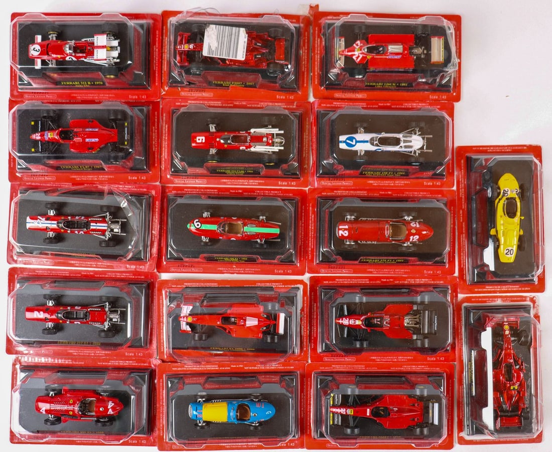 Ferrari 17 x Model car in 1:43 scale (1 of 3)