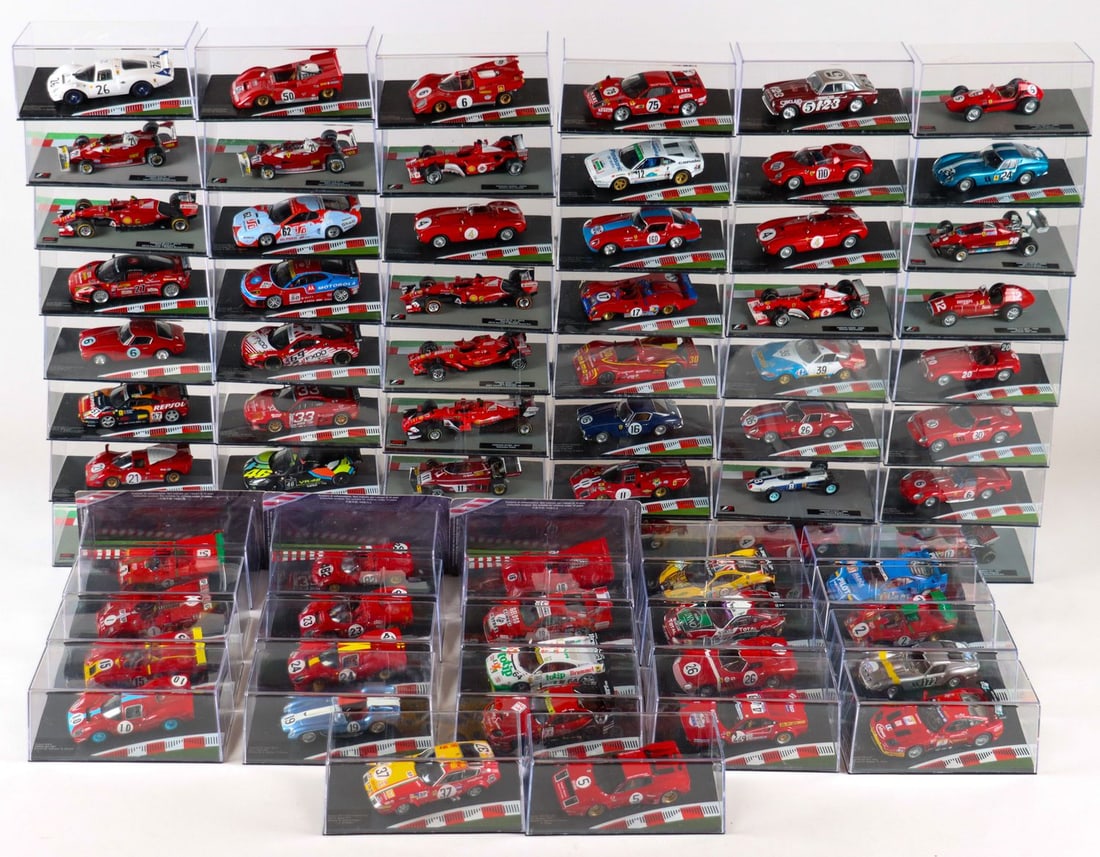 Ferrari 67 Formula 1 model cars in 1:43 scale (1 of 3)