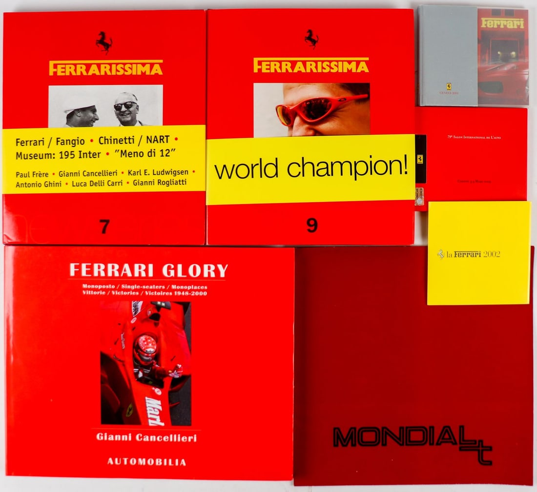 Ferrari 7-piece books, brochure etc. from the 90s/2000s (1 of 1)