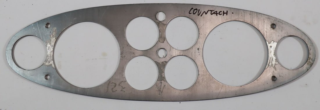 Ferrari Dashboard for Type Dino 206 / 246: Without instruments