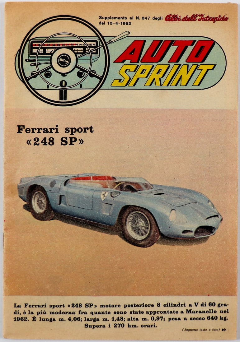 Ferrari Auto Sprint Ferrari Sport 248 SP from 1962: Italian, 32 pages
