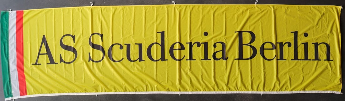 Ferrari Flag 'AS Scuderia Berlin': Approx. 350 x 100 cm
