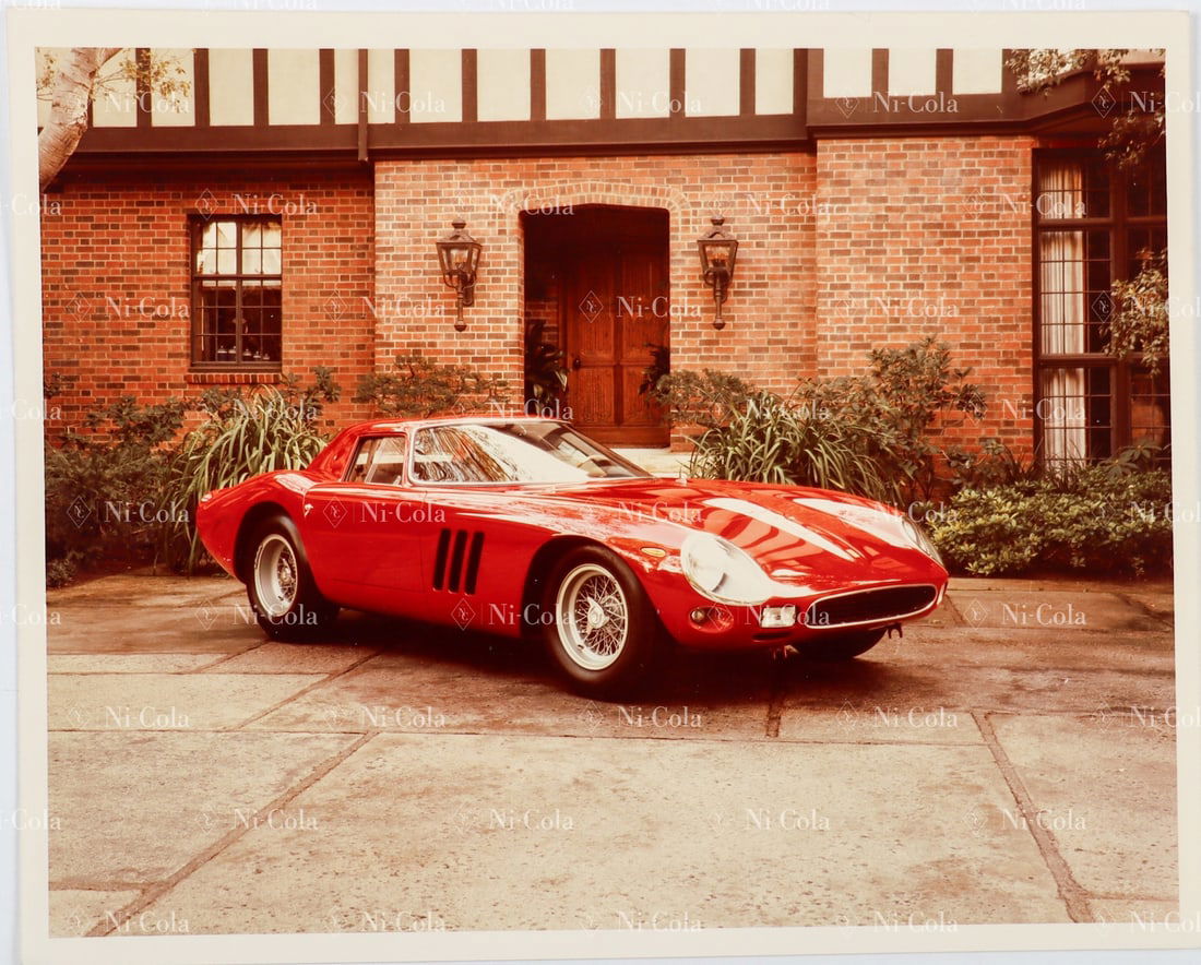 Ferrari Original color press photo 250 GTO/64 s/n 4091GT in: 25.5 x 20.5 cm