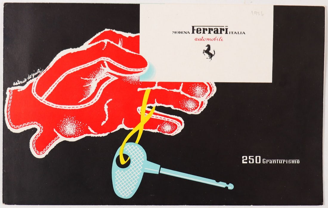 Ferrari Prospekt 250 Granturismo: 4 pages, Italian